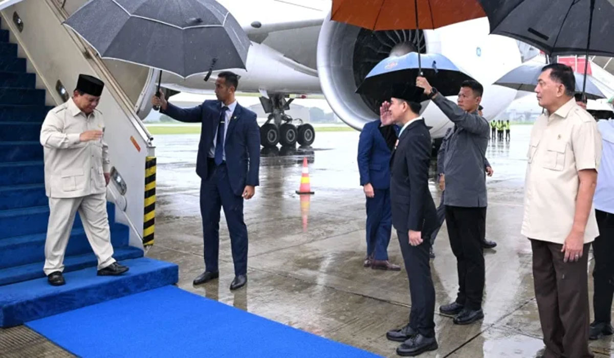 Rampungkan Agenda Luar Negeri, Presiden Prabowo Tiba di Indonesia